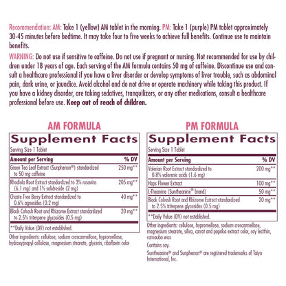 Nature's Way AM/PM PeriMenopause and Menstrual Cycle Symptom Support