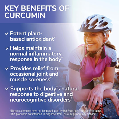 Tesseract TetraCumin SR Turmeric Curcumin Supplement, 120 Capsules | Sustained Release, Metabolite, Supports Joint Comfort, Mobility & Flexibility, For Women & Men, Curcuma Capsules, Gluten Free