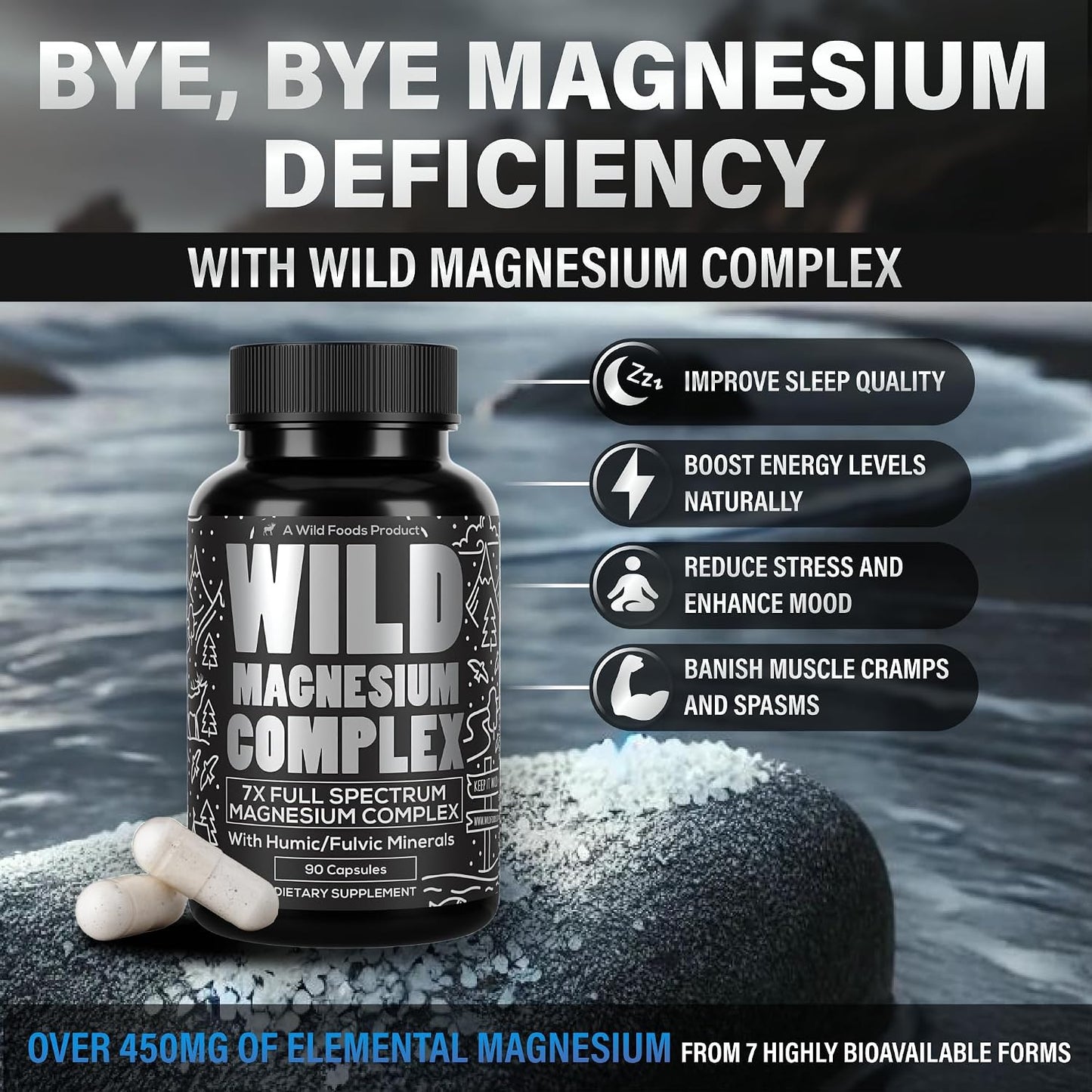 Magnesium Complex (90 caps) & KSM-66 Ashwagandha (60 caps)