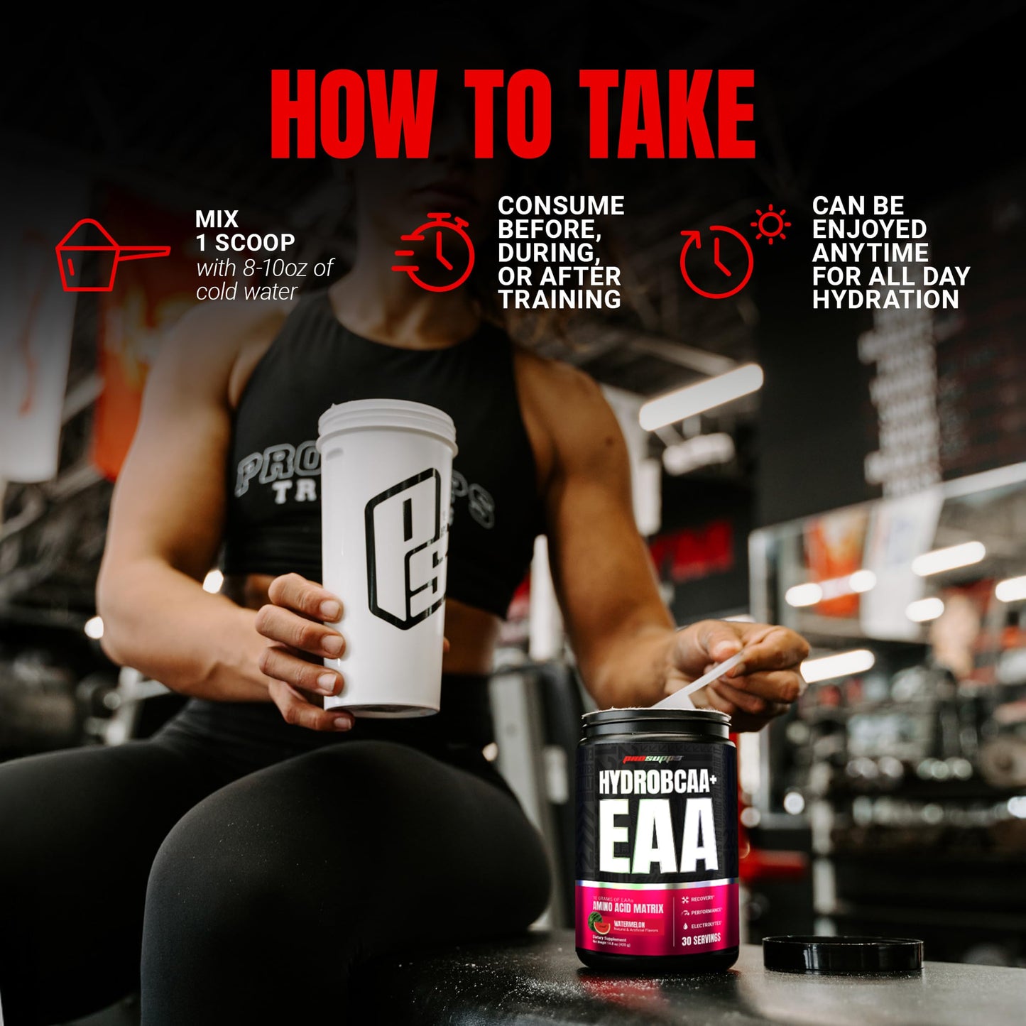 ProSupps HydroBCAA Essential Amino Acids Powder, Fruit Punch - Workout Supplement with BCAA, EAAs & Electrolytes for Hydration & Recovery - Stimulant-Free, Soy & Gluten-Free - 30 Servings
