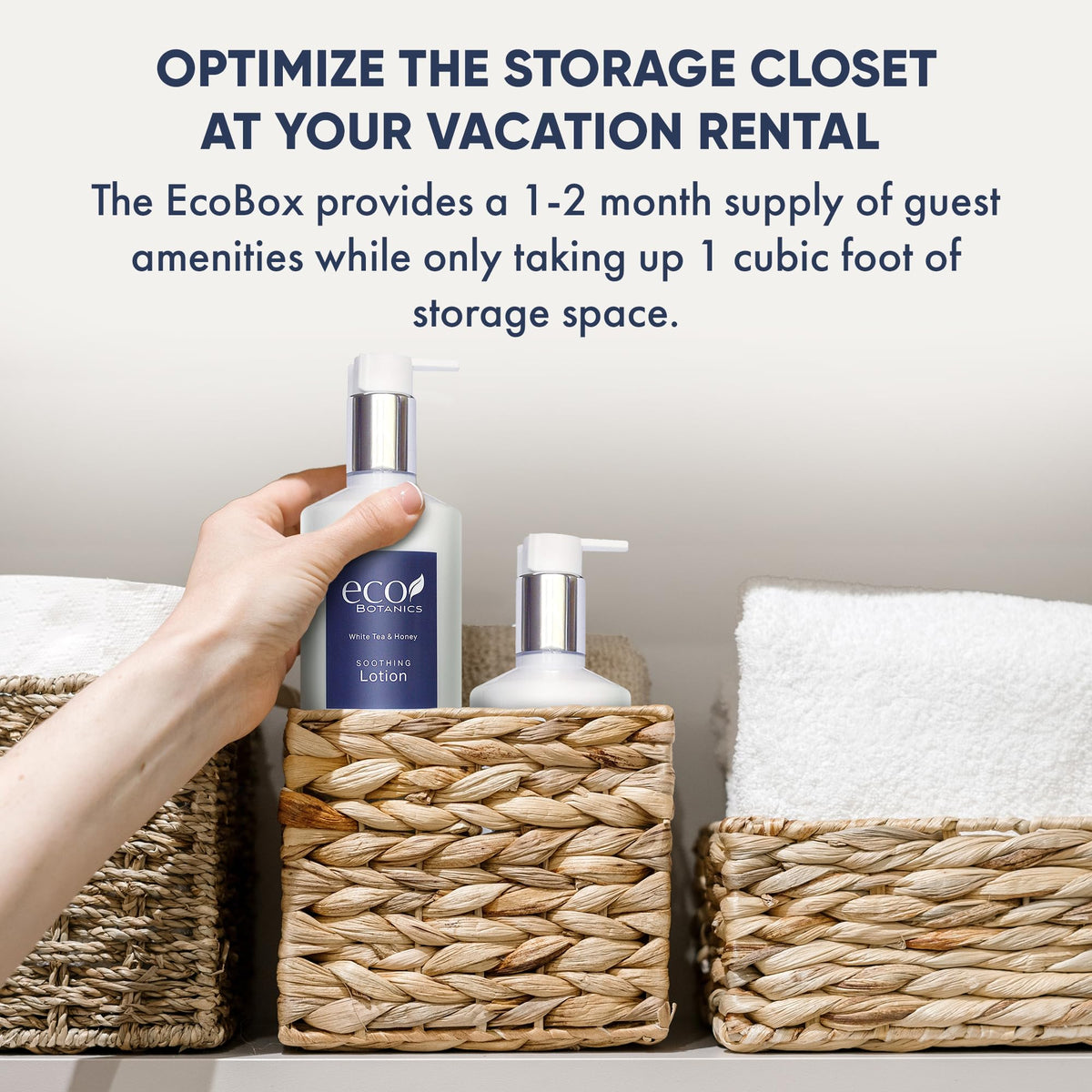 1-Shoppe Eco Botanics 20 Piece Ecobox All-In-Kit | White Tea and Honey Soap
