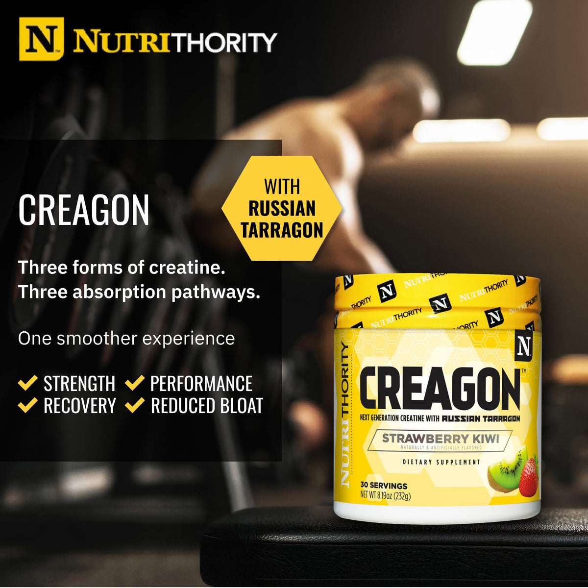 Nutrithority - Creagon Creatine Powder Complex (Orange Mango)