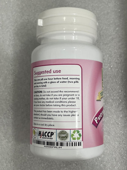 120 Potent Pueraria Mirifica Herbal FEMINIZER Pills Female Breast Enlargement Ladyboy