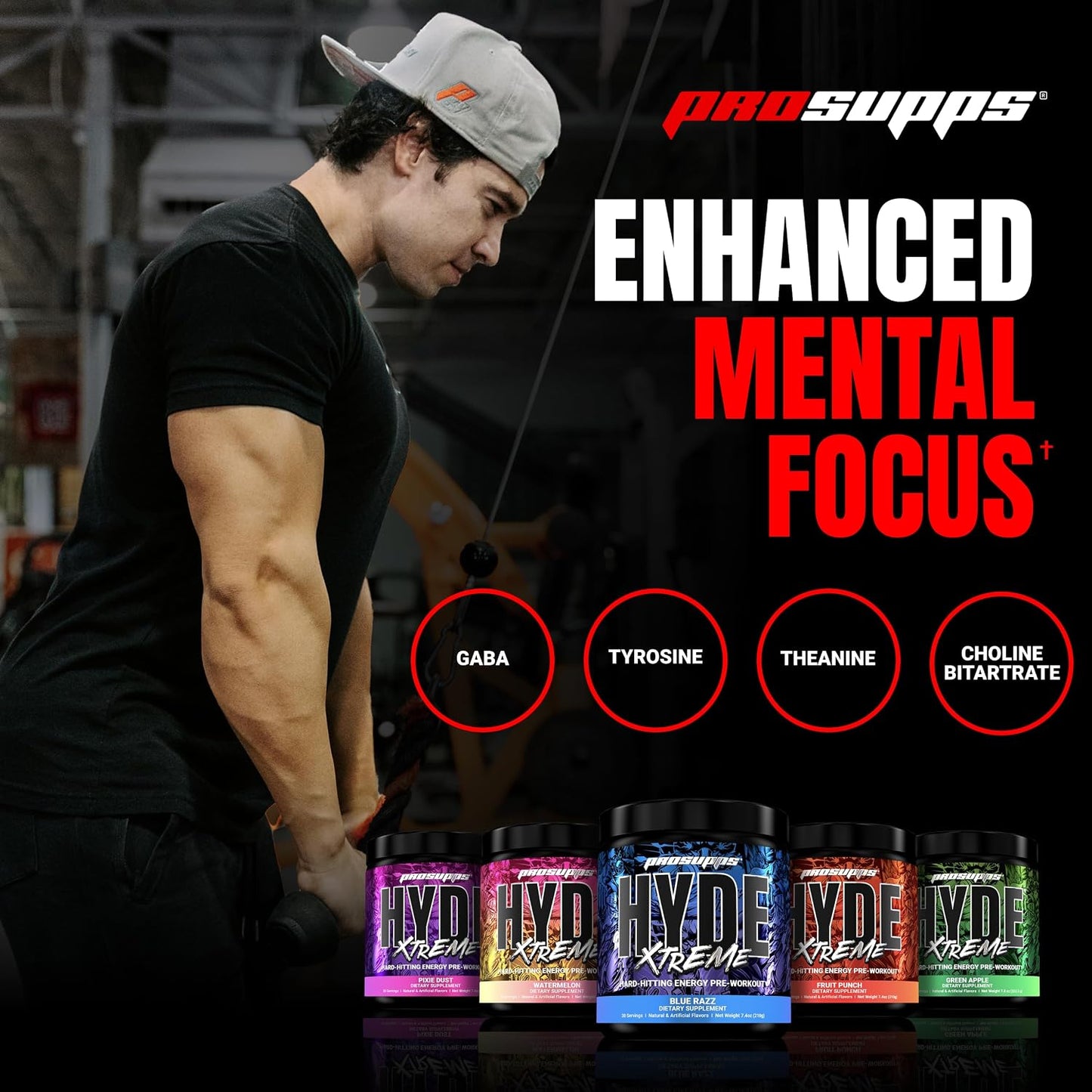 PROSUPPS Mr. Hyde Xtreme Fruit Punch and Creatine 300 Bundle