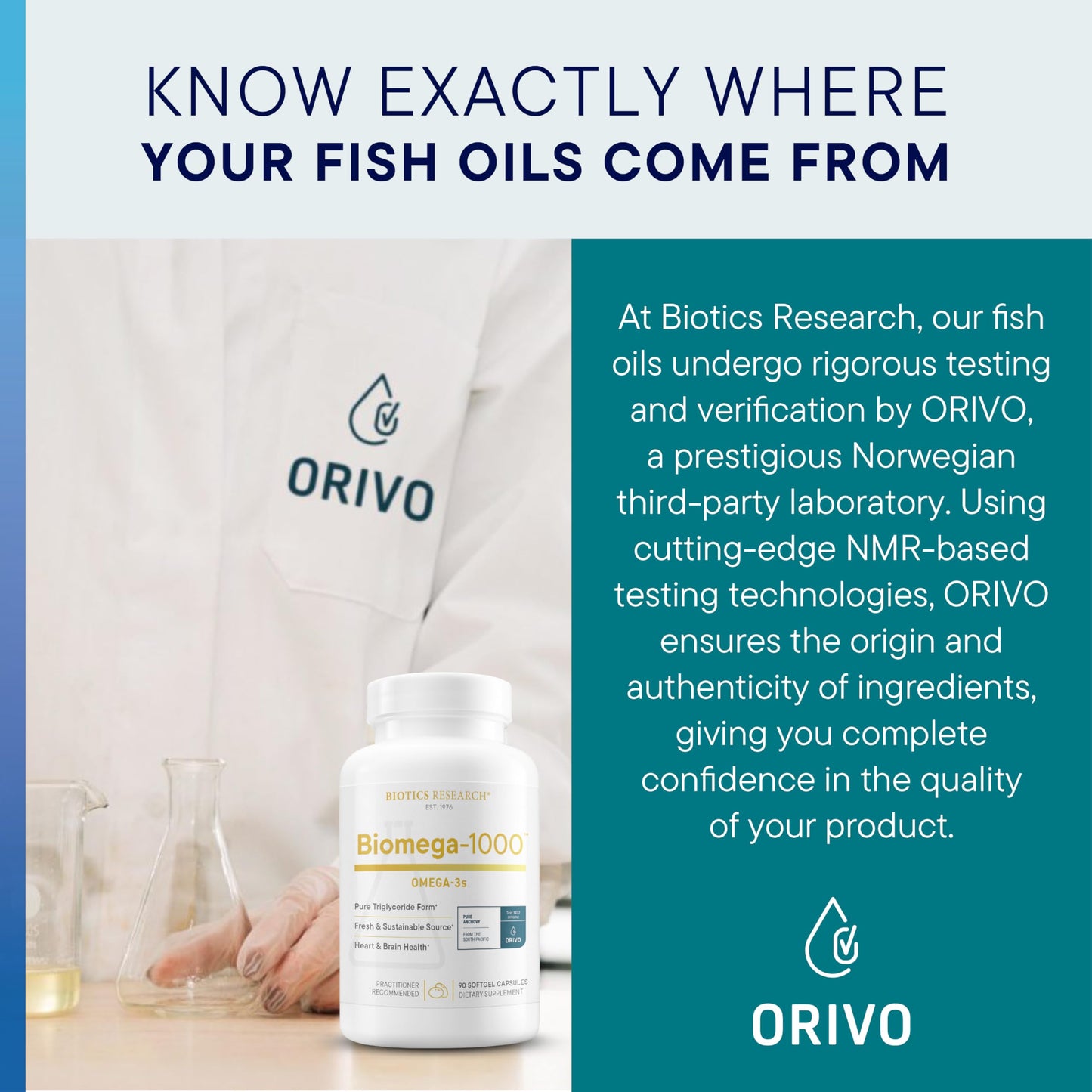 Biotics Research Biomega-1000™ Omega 3 Fish Oil With EPA 529mg / DHA 353mg– Omega-3 Fatty Acids 1000 mg- Highly Concentrated Fish Oil 90 Days Servings–Supports Immune, Brain & Heart Health–90 Softgels