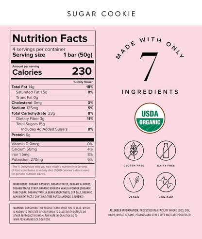 Truvani Plant Based Snack Bars | Variety | 12 Pack | Vegan | 5-8g Protein | USDA Organic and Vegan | Dairy, Soy, and Gluten Free | Individually Wrapped