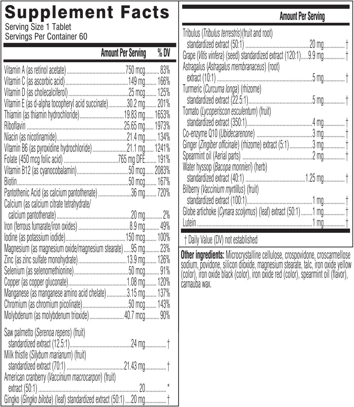 Swisse Daily Multivitamin for Men & Women 50 and Over Combo