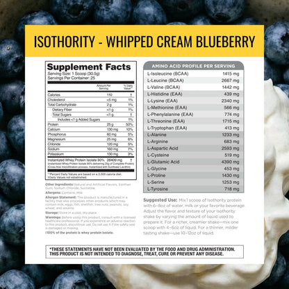 Nutrithority - Isothority (Caramel Coconut Cookie) (25 Servings)
