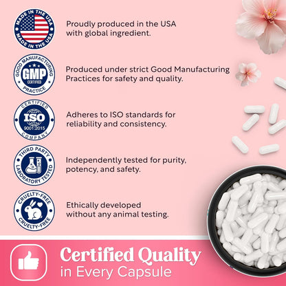 Myo-Inositol & D-Chiro Inositol Supplement for Women 240ct Ideal 40:1 Ratio