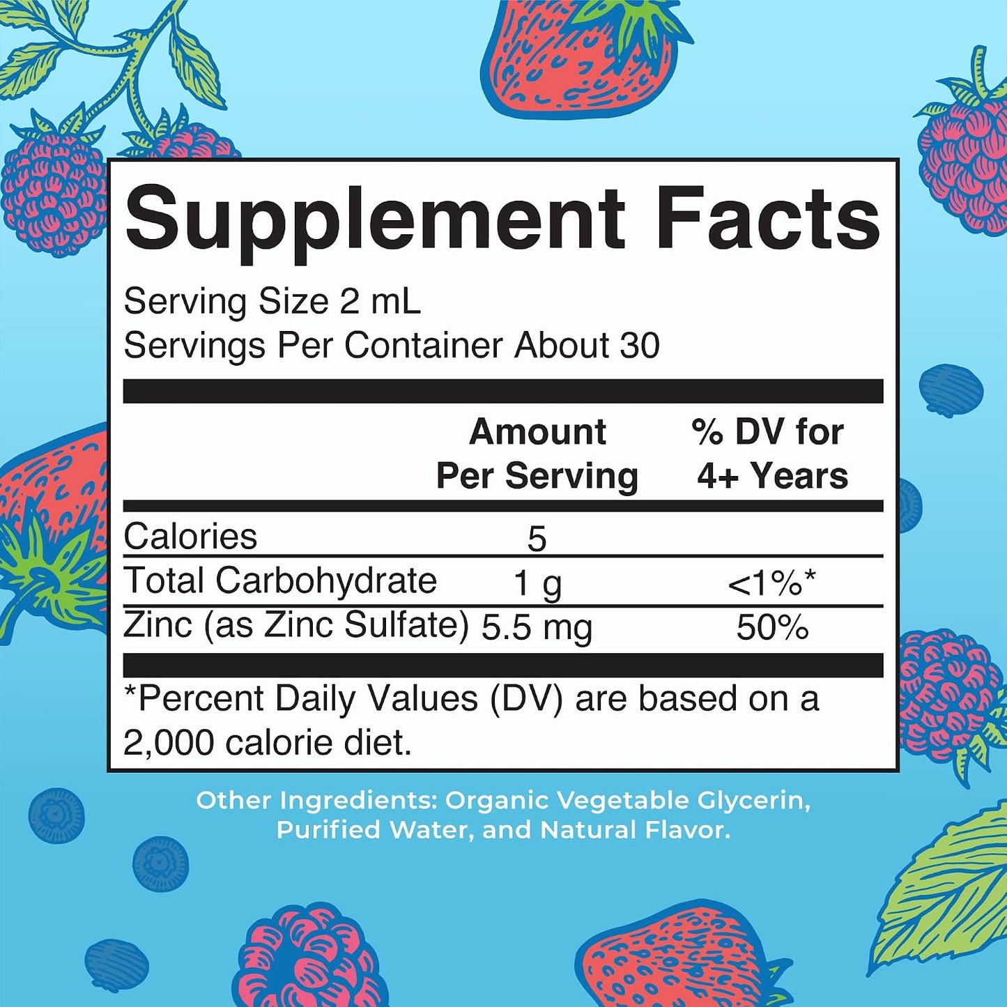 MaryRuth Organics Zinc Supplement for Immune Support, Immune Support Supplement for Kids, Ages 4-13, Zinc Sulfate, Vegan, USDA Organic, Glycerin Based, 2 Fl Oz