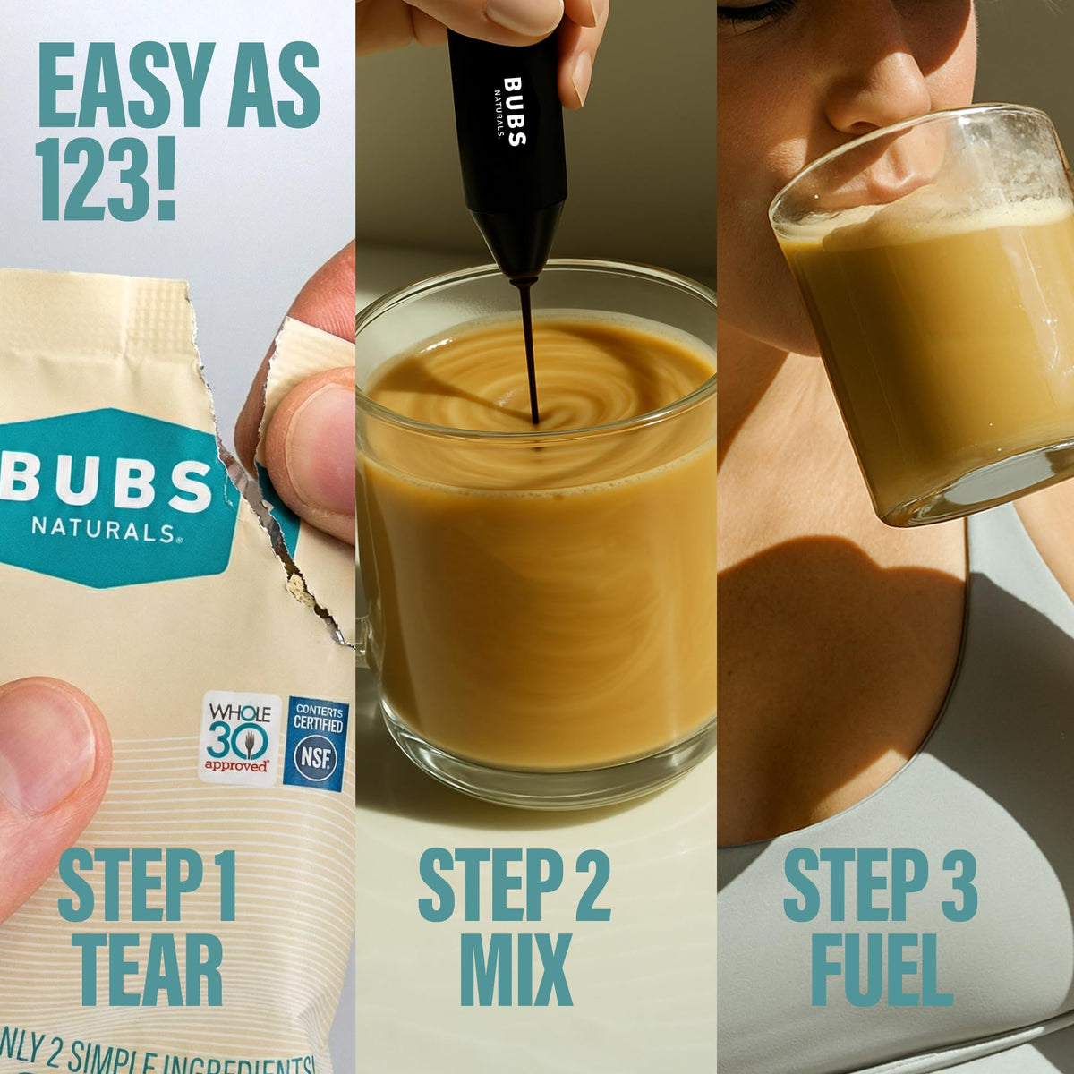 BUBS Naturals MCT Oil Powder - Premium MCT Oil & Keto Coffee Creamer - Vegan & Paleo Friendly - Healthy Coconut Fats + Low Carb - Dairy-Free Energy Source for Shakes, Smoothies & Baking (10.6 oz)