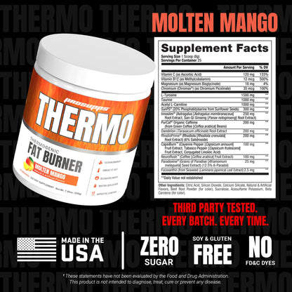 ProSupps Thermogenic Fat Burner Powder, Spicy Rita - Weight Loss & Metabolism Booster Pre Workout Supplement for Women & Men - Supports Appetite Control & Boosts Energy - Gluten-Free - 25 Servings
