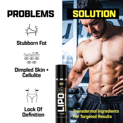 Nutrex Research Lipo-6 Defining Gel & L-Carnitine 3000 | Stimulant-Free Body Support & Workout Companion | Fast-Absorbing Topical Gel + Liquid L-Carnitine
