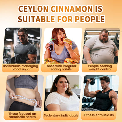 2-in-1 Organic Ceylon Cinnamon with MCT Oil Supplements Softgels, 120 Day Supply, Authentic Sri Lankan Source, Liposome Highly Bioavailable Extract, Energy & Metabolism Support, Large Granule Softgels