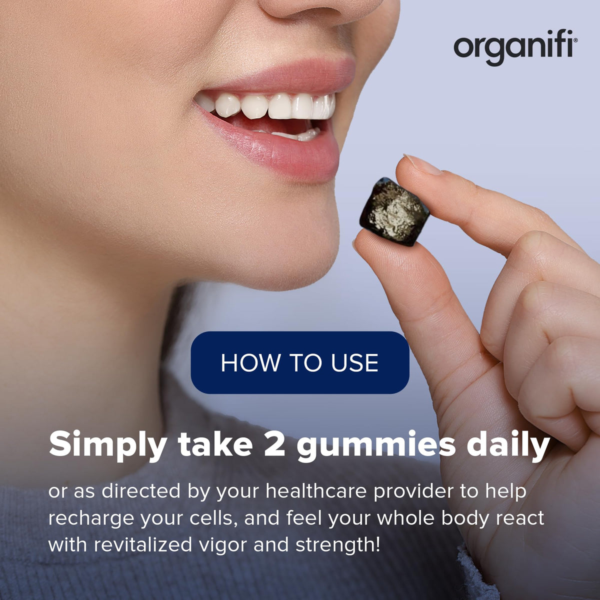 Organifi - Shilajit Gummies - Supports Natural Energy and Strength - Vanilla Cinnamon