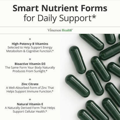 Multivitamin for Men – Methylated Multivitamin – Daily Wellness – 60 Caps
