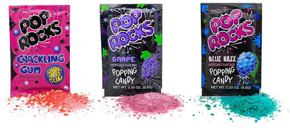 Pop Rocks Candy Variety Pack Popping Candy - Pop Rocks Bulk Candy, Nine Different Flavors Bulk Popping Candy (36 Count)