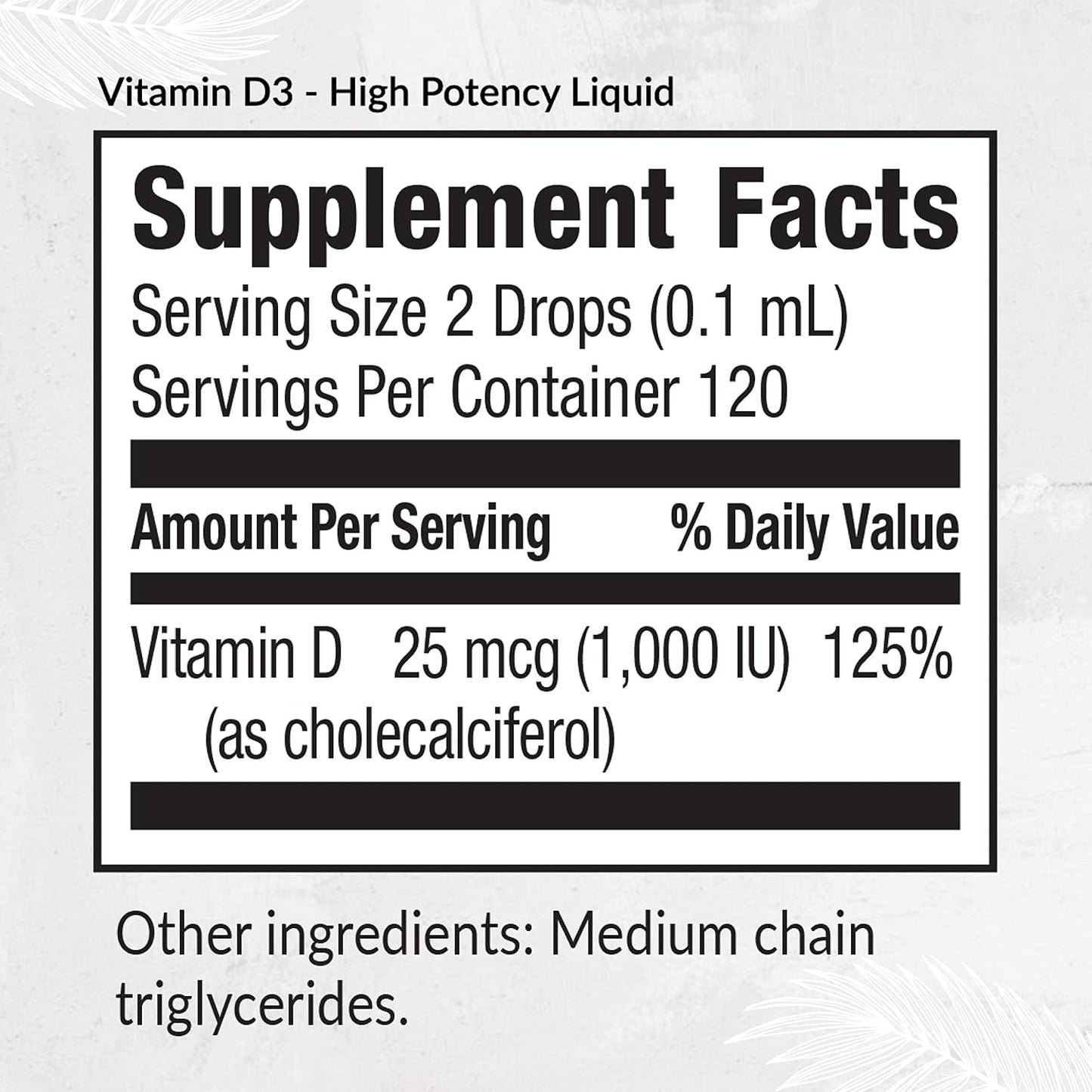 Equilife Vitamin D3: High Potency Liquid Drops, Non GMO, 0.40 fl oz | Easy Digestion & Absorption | Supports Immune Function | Promotes Bone & Overall Health | Allergen & Gluten Free | Non-GMO