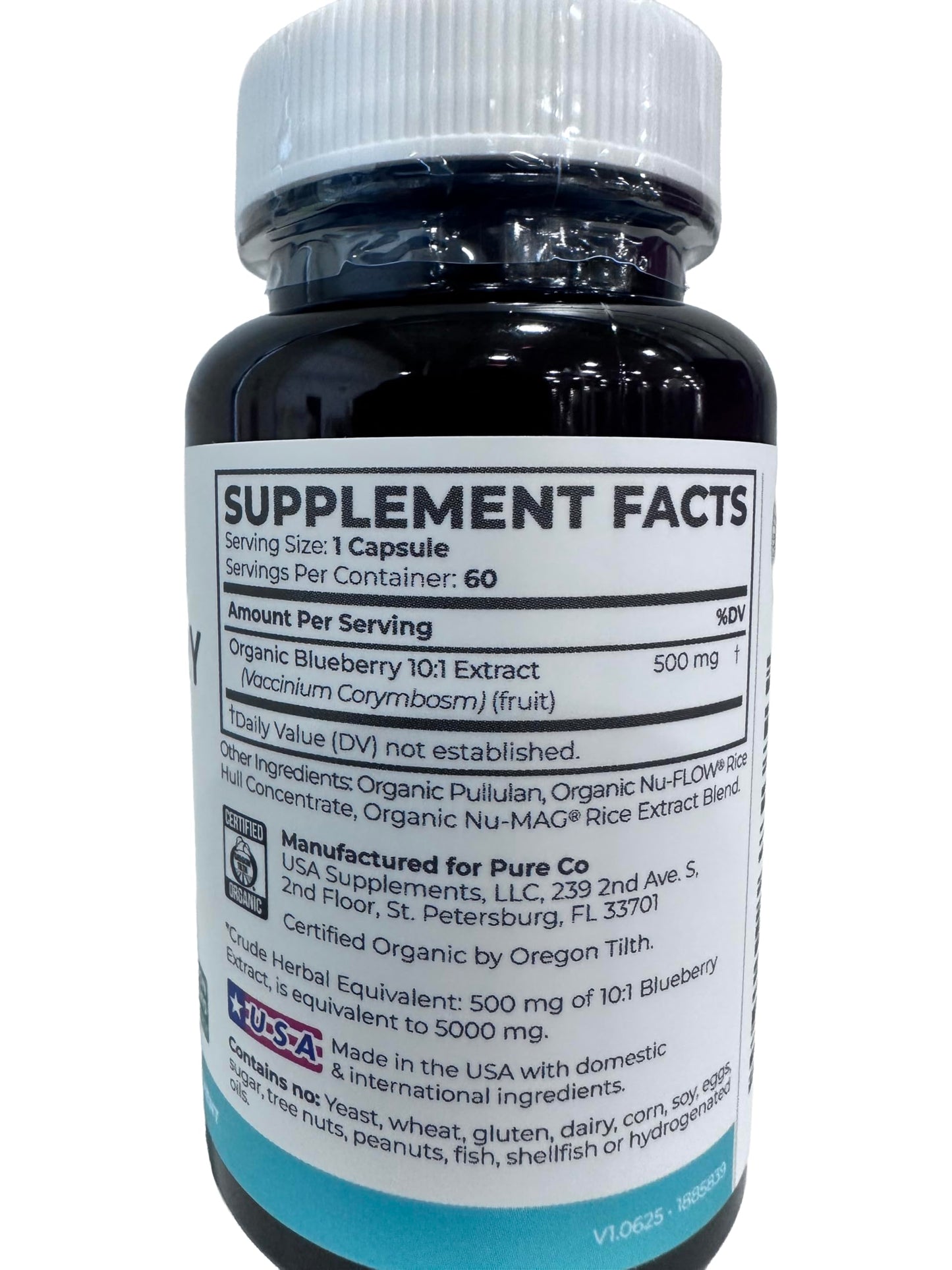Organic Cranberry Pills - Vegan Supplement for Urinary Tract Health & Kidney Cleanse - Cranberry Pills for Women 500mg 50:1 Cranberry Concentrate Per Serving - Urinary Tract Support - 60 Capsules
