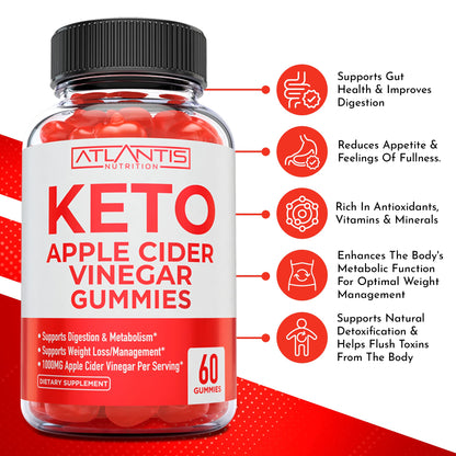 Keto ACV Gummies for Weight Loss - Apple Cider Vinegar Keto ACV Gummies Formulated