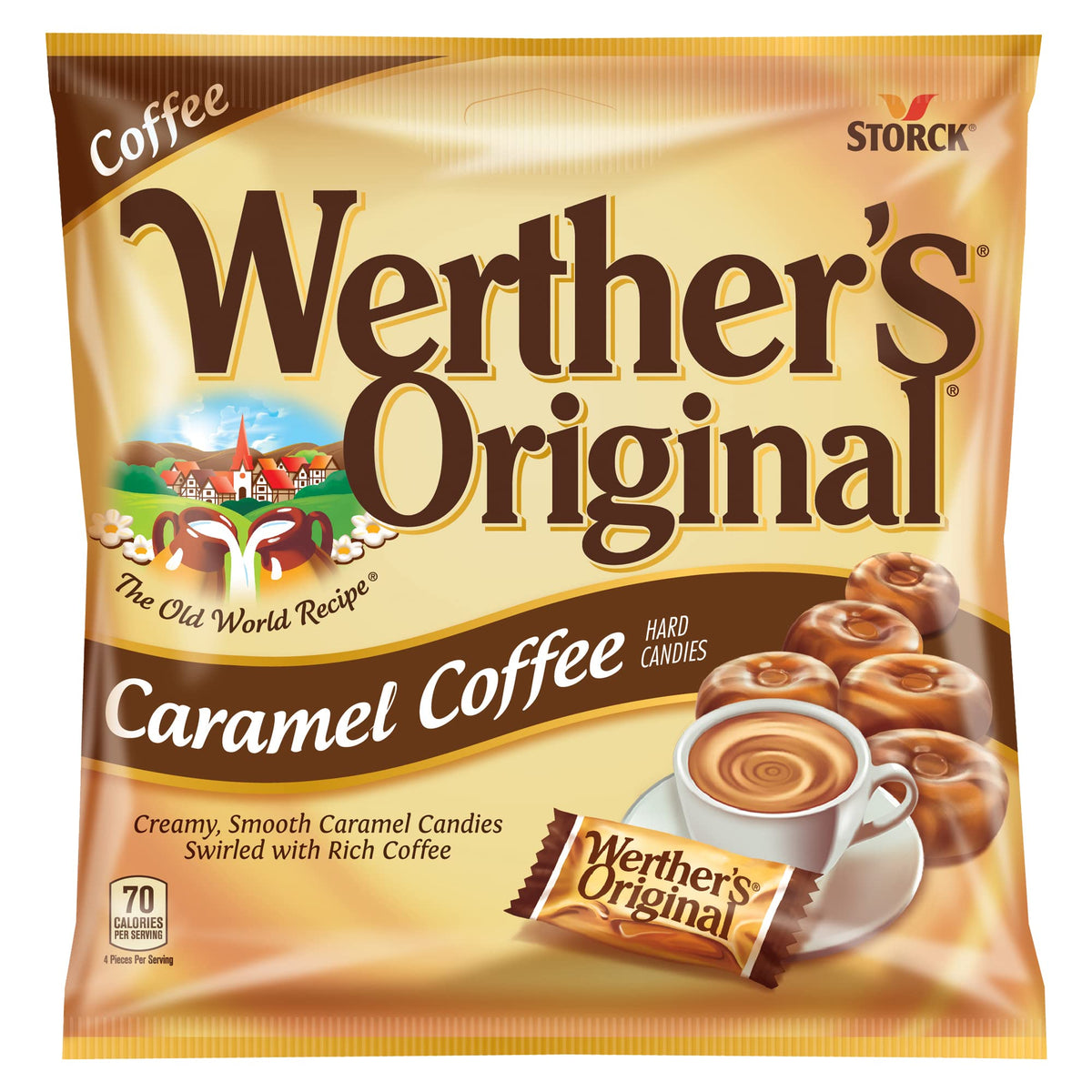 Werther's Original Sugar Free Hard Candies 1.46 Oz (3 Pack)