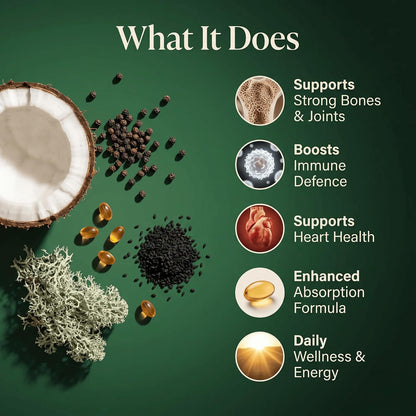 Vitamin D3 K2 10000 IU with 500mcg MK7 (MK-7) - Advanced Formula Vegan Softgels, Lichen Sourced D3, Omega 3 DHA EPA, Magnesium Glycinate, Astaxanthin, Black Seed, Coconut Oil, 180 Softgels