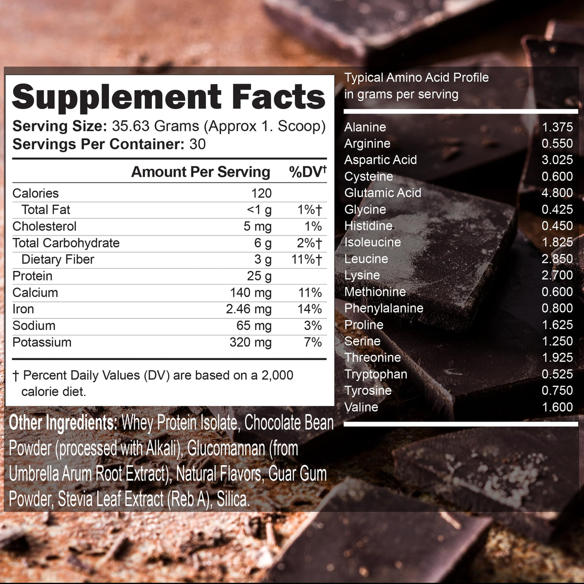 Fresh Field Performance and Nutrition, 30 Servings, 100% Whey Protein Isolate, 25g Protein