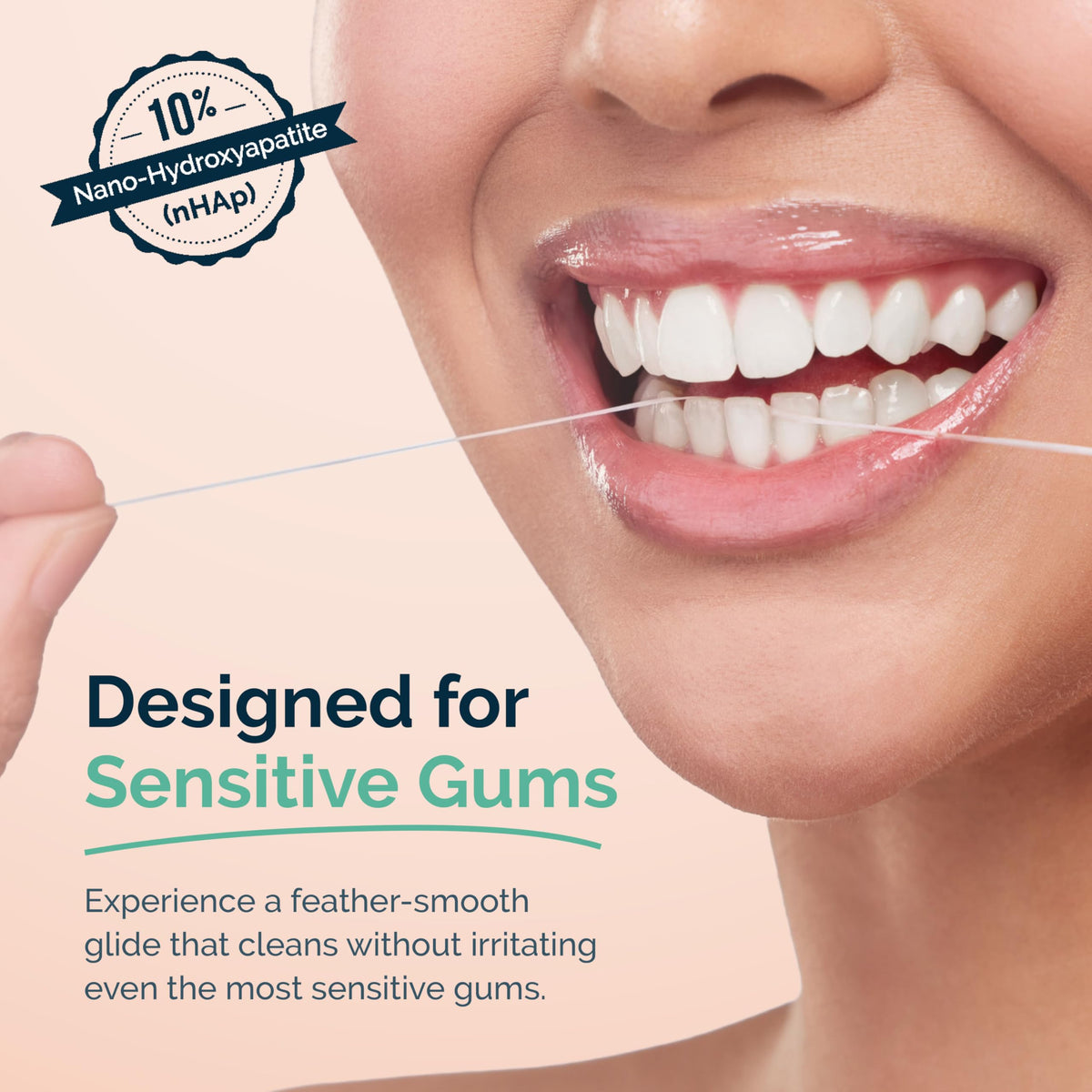 Dr. Jen 100% Italian Silk Floss, with Nano Hydroxyapatite and Xylitol