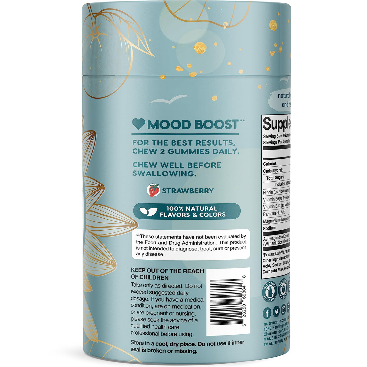 Nutracelle NUTRAMIN Mood Boost Multivitamin Gummy - Delicious & Yummy Anti-Stress