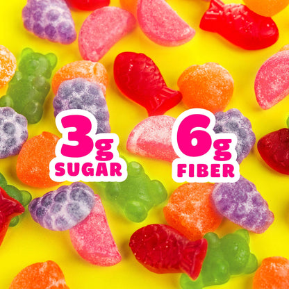 SmartSweets Sweet Fish, Low Sugar Gummy Candy (3g), Low Calorie (130), Gluten-Free -1.8oz (Pack of 6) Packaging may vary | Gluten Free, Plant Based, Healthy Snacks For Adults & Kids, Fiber Candy, Fun Chewy Berry Flavored Gummies, Healthy Candy