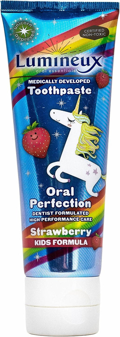 Lumineux Kids Toothpaste, Strawberry, Fluoride & SLS Free, 3.75 oz