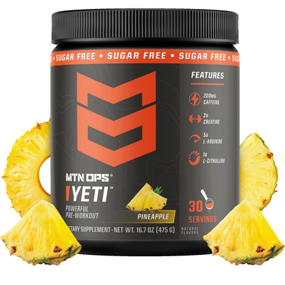 MTN OPS Yeti Pre-Workout Powder with Creatine, Tiger's Blood