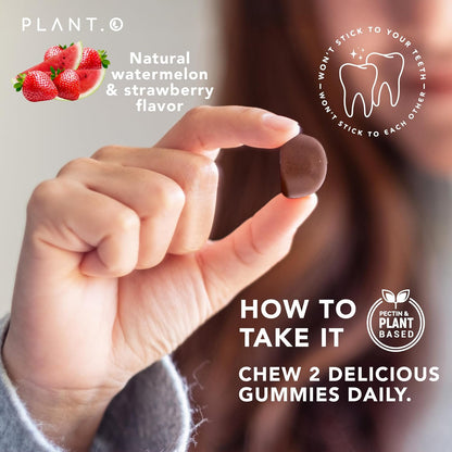 SuperGreens Gummies | Daily Greens Superfood with Fruits, Vegetables & Vitamins to Boost Immunity, Cognitive & Gut Health | Watermelon & Strawberry Flavor | 60 Super Gummies