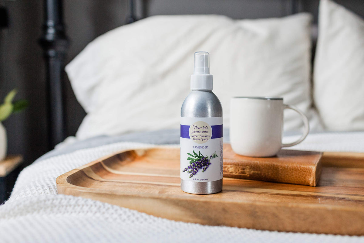 Victoria's Lavender Aromatherapy Eye Mask & Pillow Set - Soothing Lavender Eye Mask