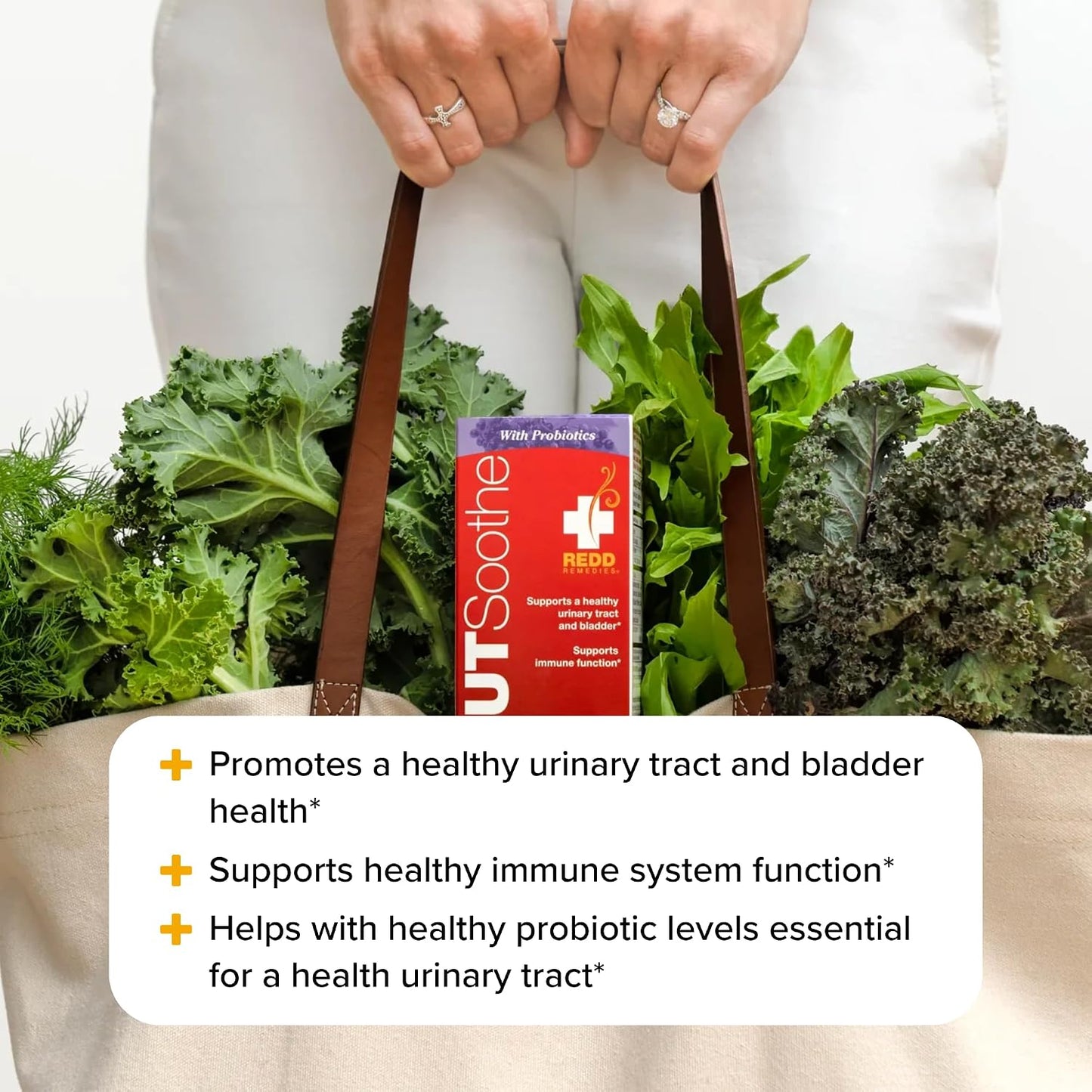Redd Remedies, UT Soothe with Probiotics, Promotes Overall Urinary Tract and Bladder Health, 60 Vegetarian Capsules