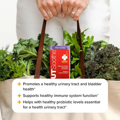 Redd Remedies, UT Soothe with Probiotics, Promotes Overall Urinary Tract and Bladder Health, 60 Vegetarian Capsules