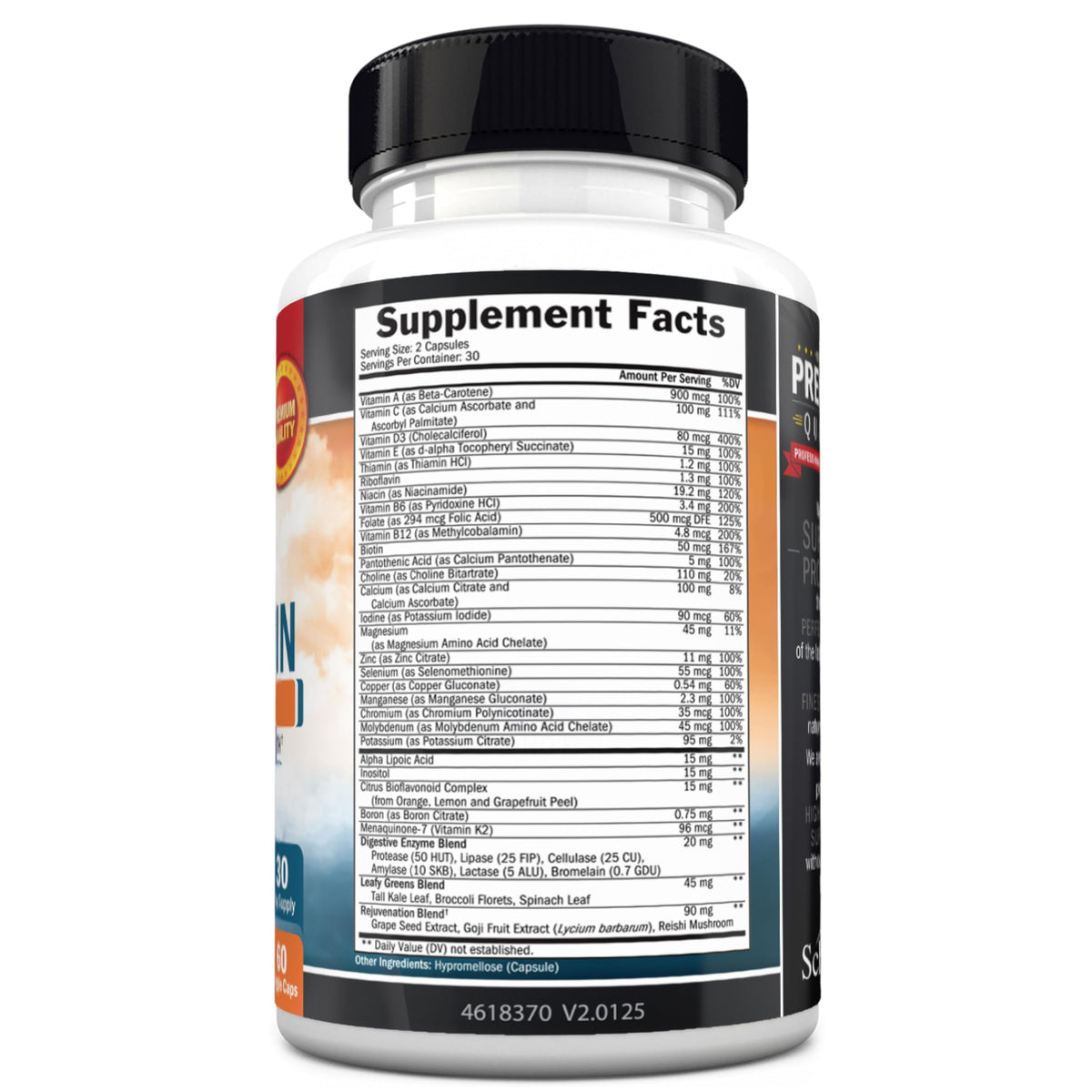 Once Daily Multivitamin for Men 50 and Over - Heart Health Support