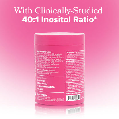 FLO Ovarian for Cycle Regularity – Myo & D-Chiro Inositol – 30-Day Supply