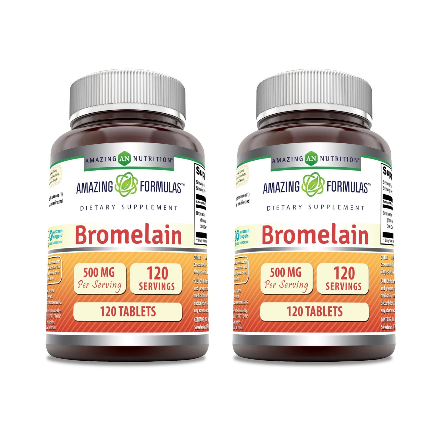 Amazing Formulas Bromelain 500 Mg | Tablets Supplement | Non-GMO | Gluten-Free | Made in USA (Pack of 1 | 240 Count)