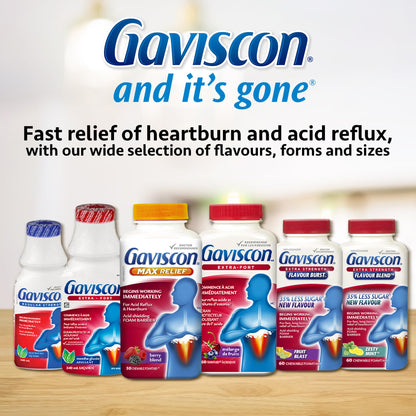 Gaviscon Heartburn Relief, Extra Strength Liquid ICY Mint 600 ml