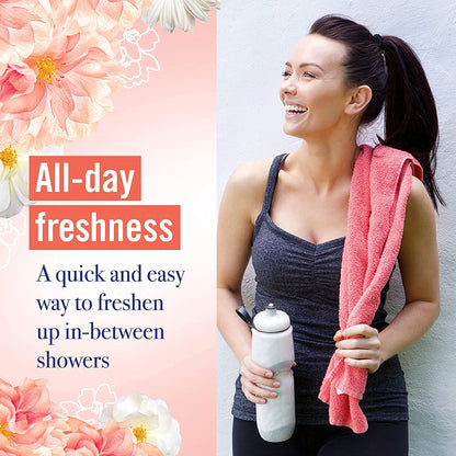 Vagisil Feminine Dry Wash Deodorant Spray for Women, Gynecologist Tested, On The Go Hygiene