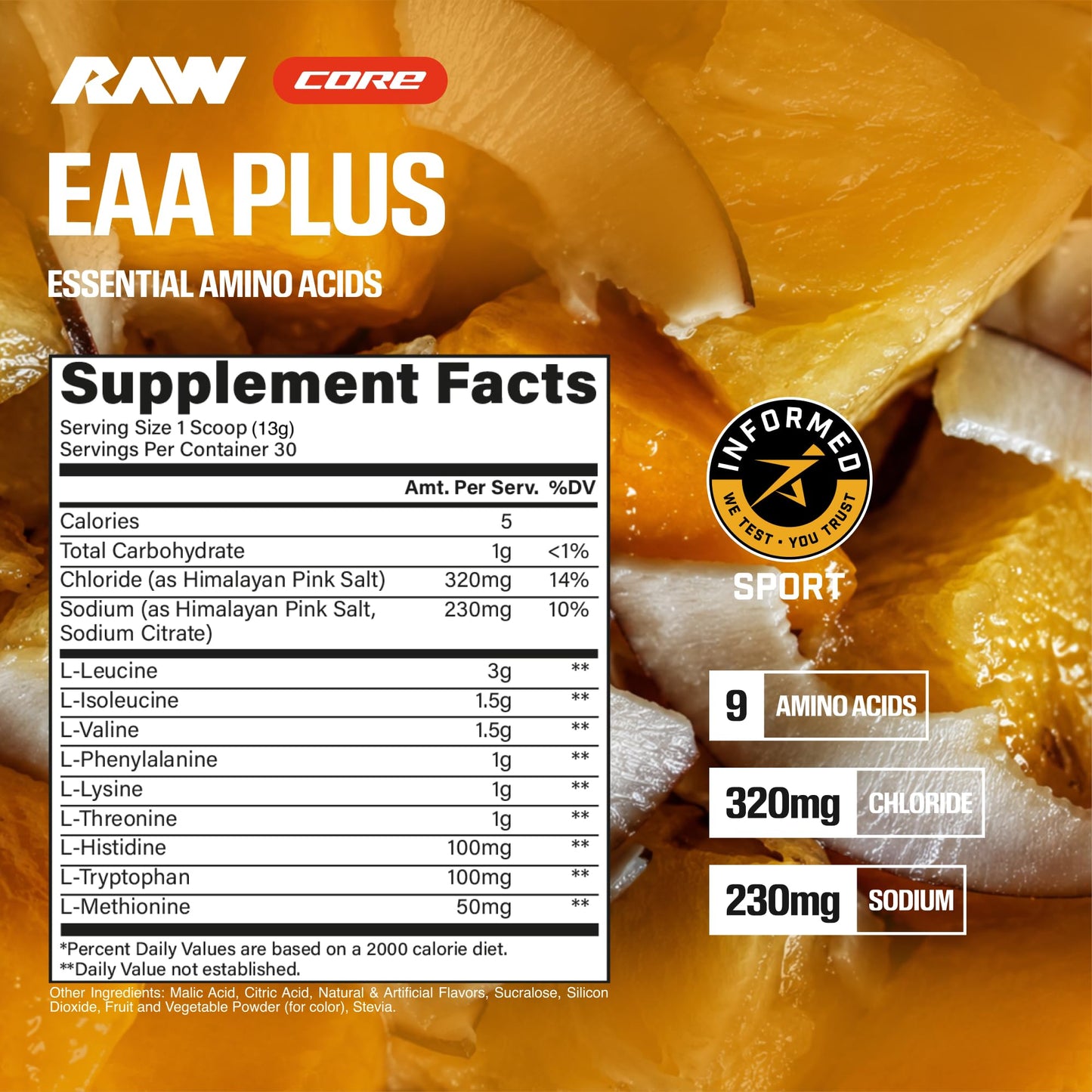 RAW EAA Plus, Amino Acids Powder, Watermelon Grape (30 Servings) - Pre Workout Amino Energy Powder for Advanced Endurance, Recovery & Lean Muscle Growth - BCAA Amino Acids Supplement for Men & Women