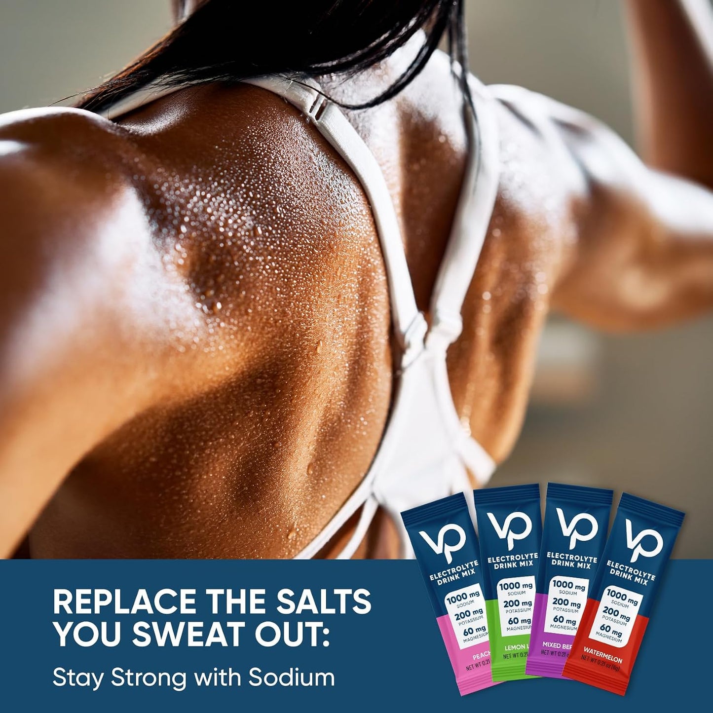 Venture Pal High Sodium Sugar-Free Electrolyte Powder Combo Pack – Hydration Drink Mix with Sodium, Potassium & Magnesium | Keto, Vegan & Paleo Friendly | Zero Calories | 32 Sticks Total
