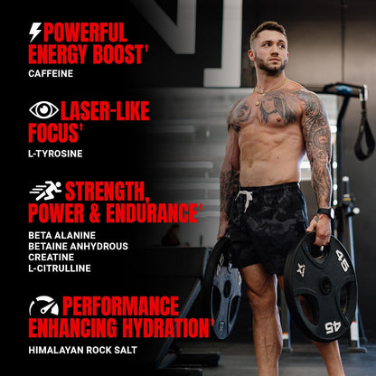 ProSupps Mr. Hyde Signature V2, Pre Workout Powder with Creatine, Beta Alanine & Caffeine - Performance, Energy & Hydration - Clean Fitness & Gym Supplements for Men & Women (Fruit Punch, 60 Servings)
