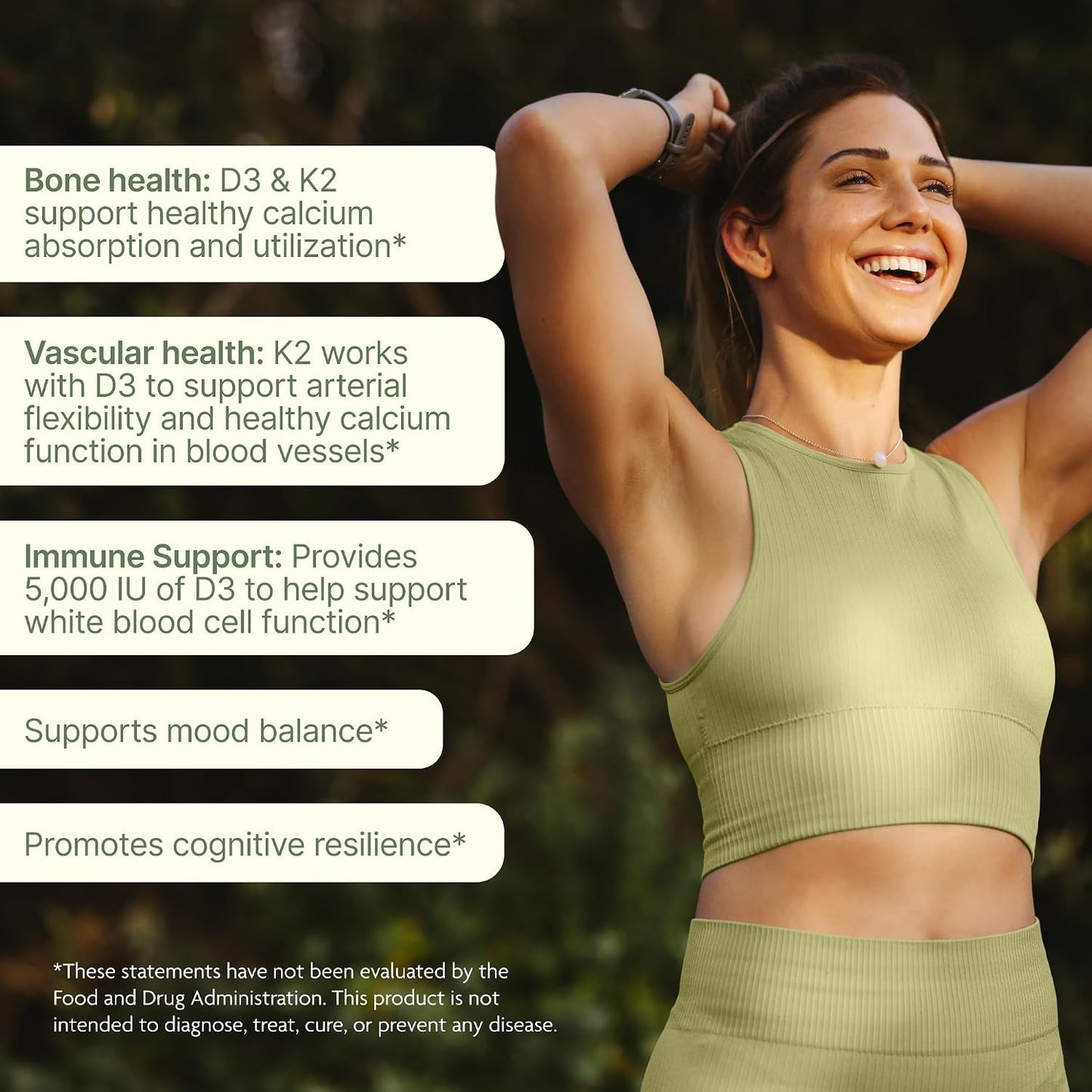 Dr. Murray's Vitamin D3-K2 Supplement with Coconut Oil MCTs -5,000 IU-Gluten Free - Non-GMO- Vegan Capsules | Third-Party Tested | GMP Certified | 60 Count