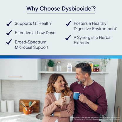 Biotics Research Dysbiocide Synergistic Botanical Blend Supports Normal Gut Health for Women & Men - Digestive Health Supplement - Supports Balanced Gut microbiome - 120 Capsules