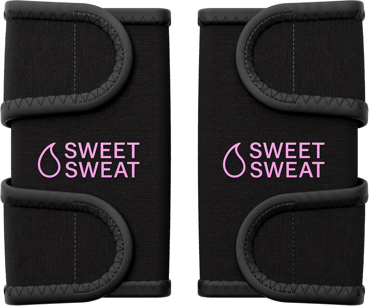 Sports Research Sweet Sweat® Arm Trimmers - Premium Sweat-Enhancing Arm Wraps for Women & Men - 3 Adjustable Sizes