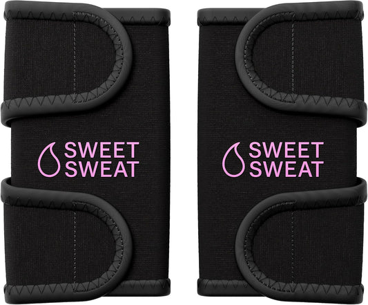Sports Research Sweet Sweat® Arm Trimmers - Premium Sweat-Enhancing Arm Wraps for Women & Men - 3 Adjustable Sizes