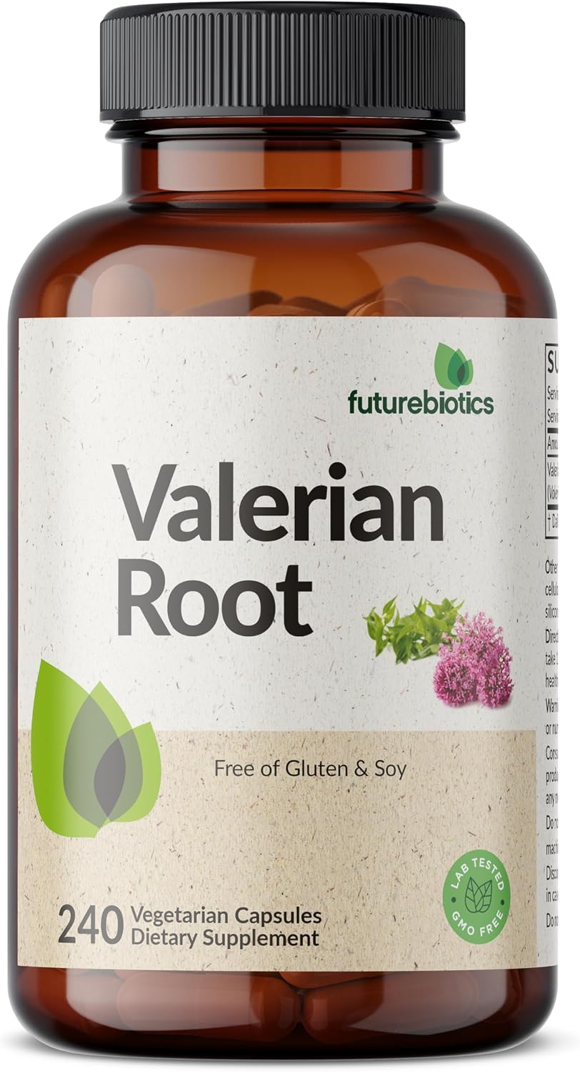 Futurebiotics Valerian Root Promotes Relaxation Non-GMO, 240 Vegetarian Capsules