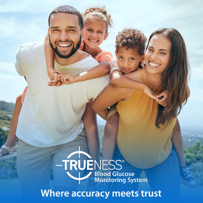 TRUENESS Blood Glucose Test Strips, 50 Count | Blood Glucose Test Strips Compatible with TRUENESS Family of Self Monitoring Blood Glucose Meters, Fast 5 Second Results